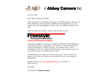 Tablet Screenshot of abbeycamera.com